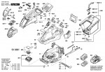 Bosch 3 600 HB9 702 Advancedrotak 36-750 Lawnmower 36 V / Eu Spare Parts